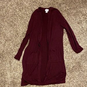 Old Navy Burgundy Cardigan